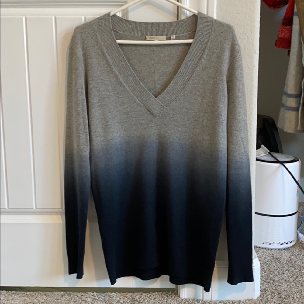 Vince 100% Cashmere Ombré Sweater, Size Small